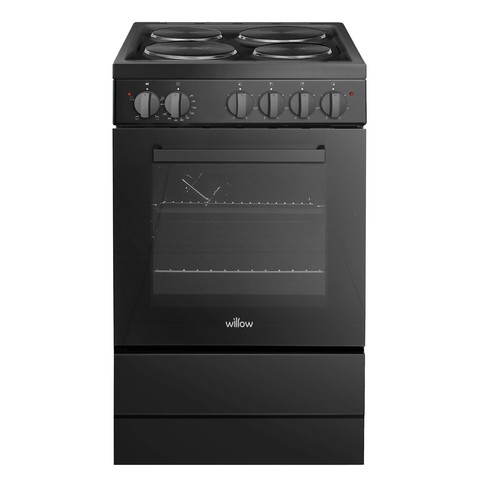 Cooker black electric 50cm - black,