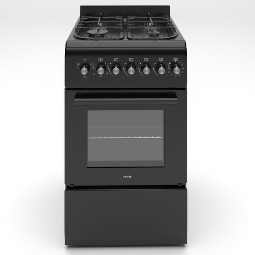 Hye dual fuel cooker - hye, 50cm